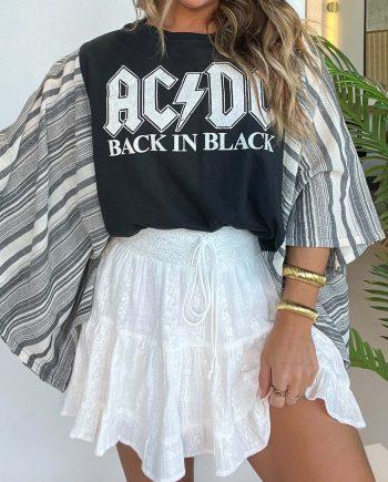 AC/DC Mix & Match Tee Black Stripe