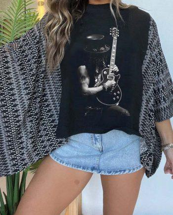Stage Slash Guitars Print Tee（No Patch）