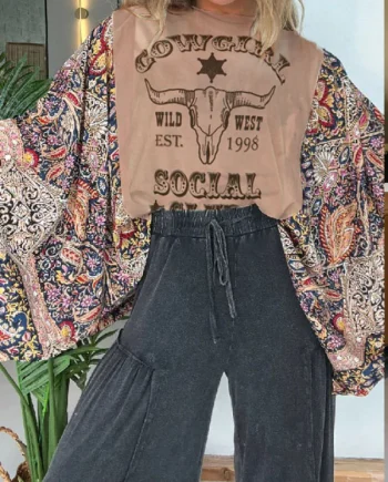 Cowgirls Social Club  Mix & Match Tee （No Patch）