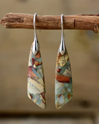 Vintage Nature Stone Earrings
