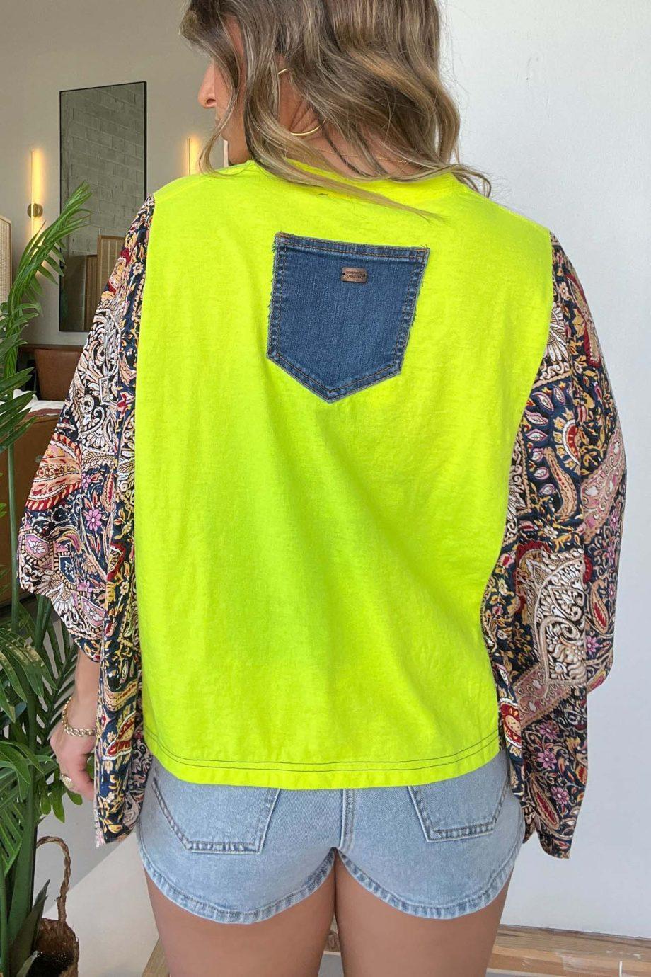 Nirvana Mix & Match Tee Yellow Floral - Image 3